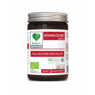 BeOrganic Witamina D3 BIO...