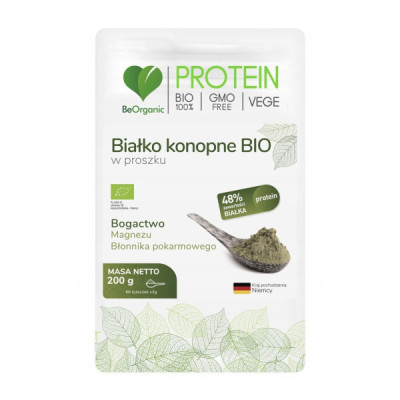 BeOrganic Białko konopne...