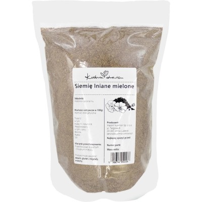Siemię lniane mielone 1kg...