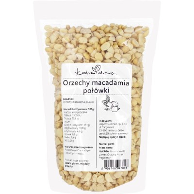 Orzechy macadamia połowki...