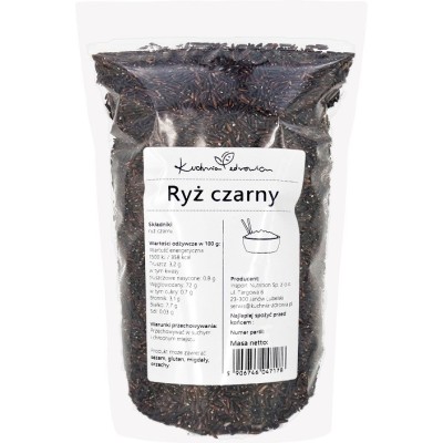 Ryż czarny 1kg Kuchnia Zdrowia