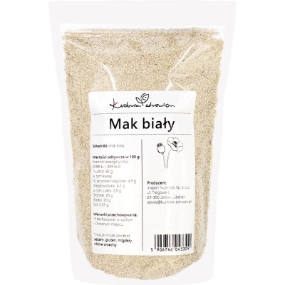 Mak biały 1kg Kuchnia Zdrowia