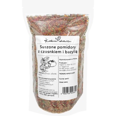 Suszone pomidory z bazylią...