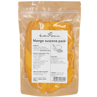 Mango suszone paski 500g...