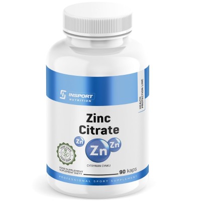 Cytrynian cynku 90 kapsułek...