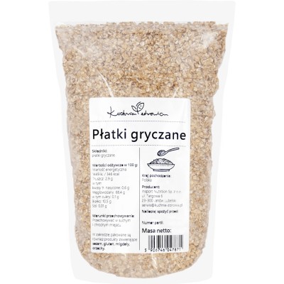 Płatki gryczane jasne 1kg...