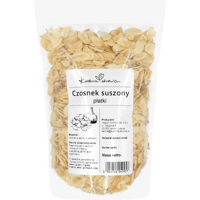 Czosnek Suszony Płatki 100g...