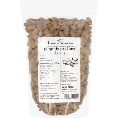 Migdały Prażone Solone 1kg...