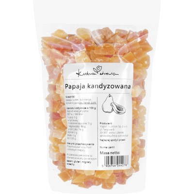 Papaja Kandyzowana w Kostce...
