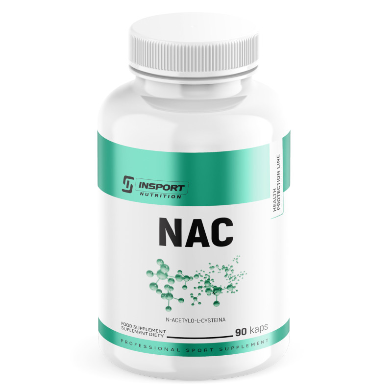 NAC N-AcetyloCysteina 90 kapsułek Insport Nutrition