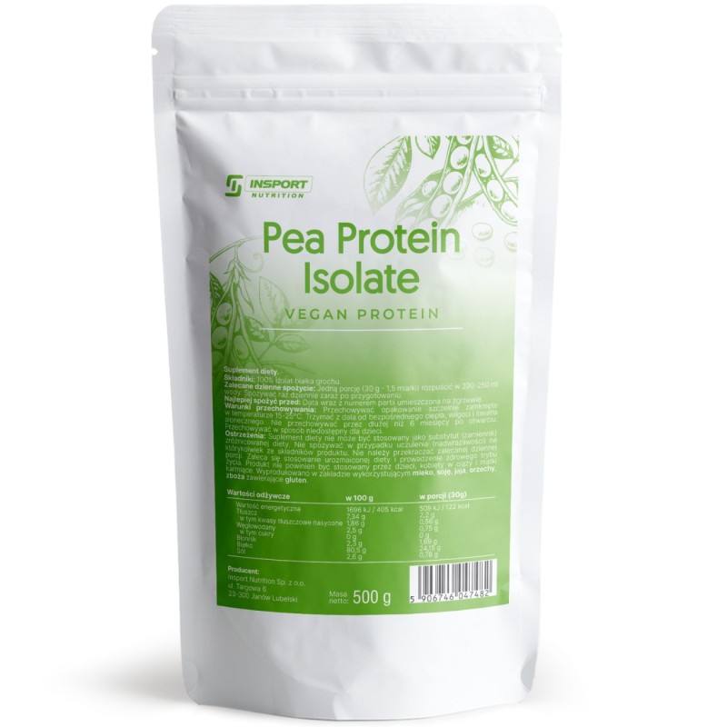 Białko grochu - Pea Protein 500g Insport Nutrition