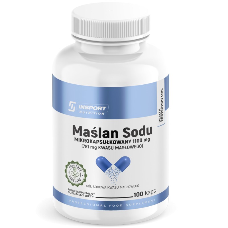 Maślan sodu mikrokapsułkowany 100 kapsułek Insport Nutrition